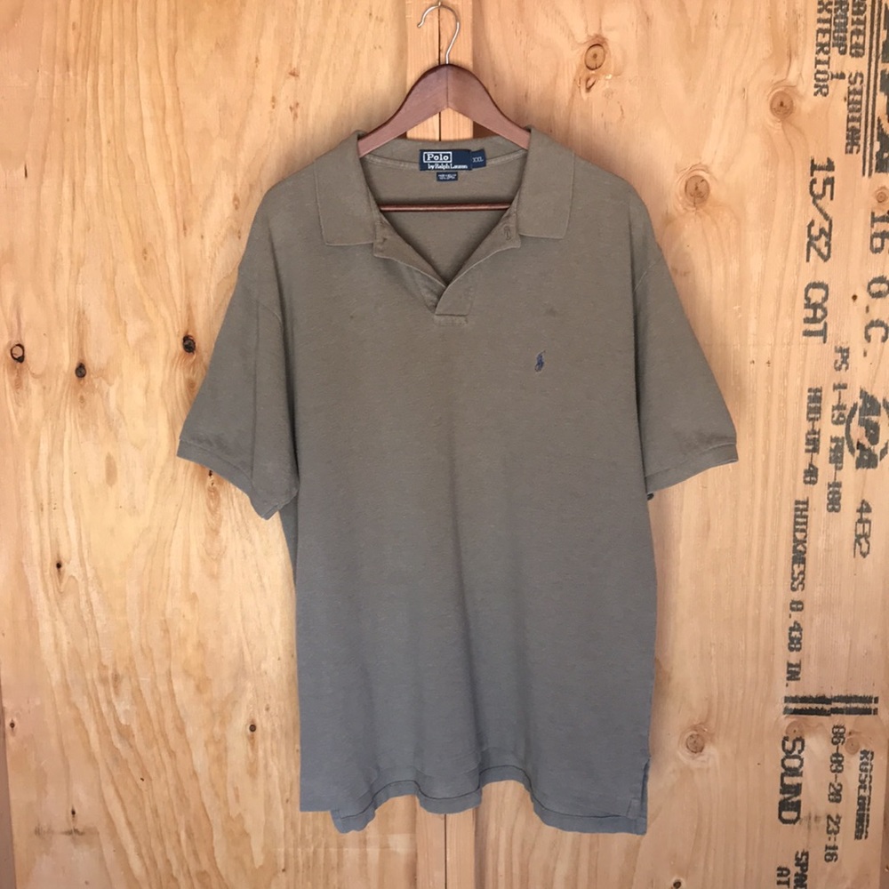 Polo by Ralph Lauren Men’s 2X Golf Shirt Khaki Tan